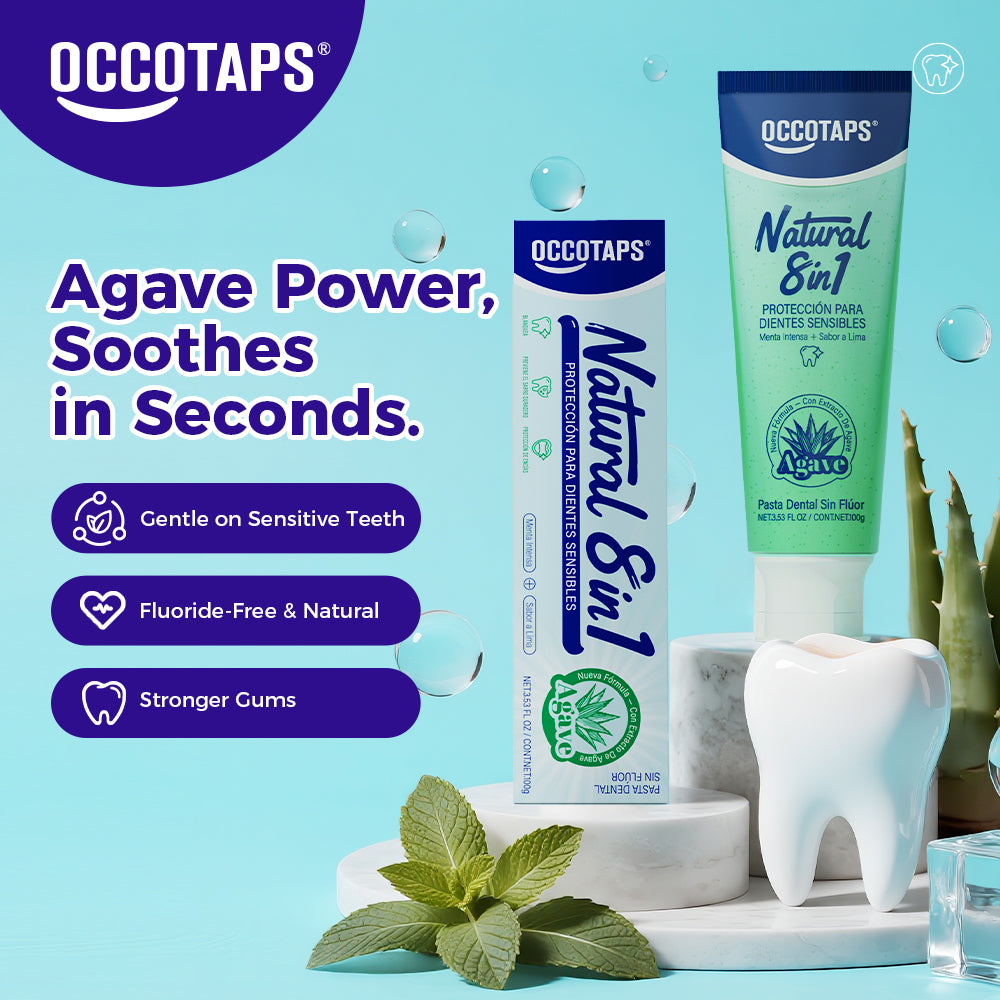Agave Natural + Whitening Teeth Toothpaste [Fluoride-Free+Niacinamide]
