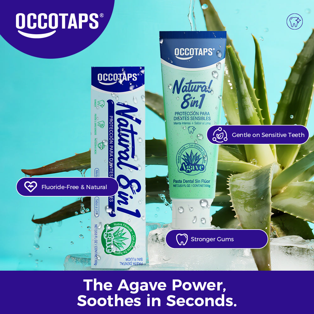 Agave Natural + Whitening Teeth Toothpaste [Fluoride-Free+Niacinamide]